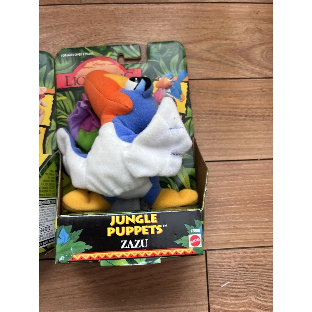 Rare Vintage 1994 The Lion Zazu Nala Finger Puppet  Made In Mattel Lot 2